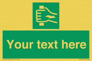 Custom Pull Bar Sign